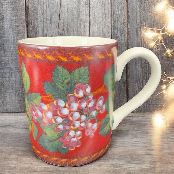 Raymond Waites Cornucopia Certified International Corporation Single Mug Cup VTG - Picture 1 of 12